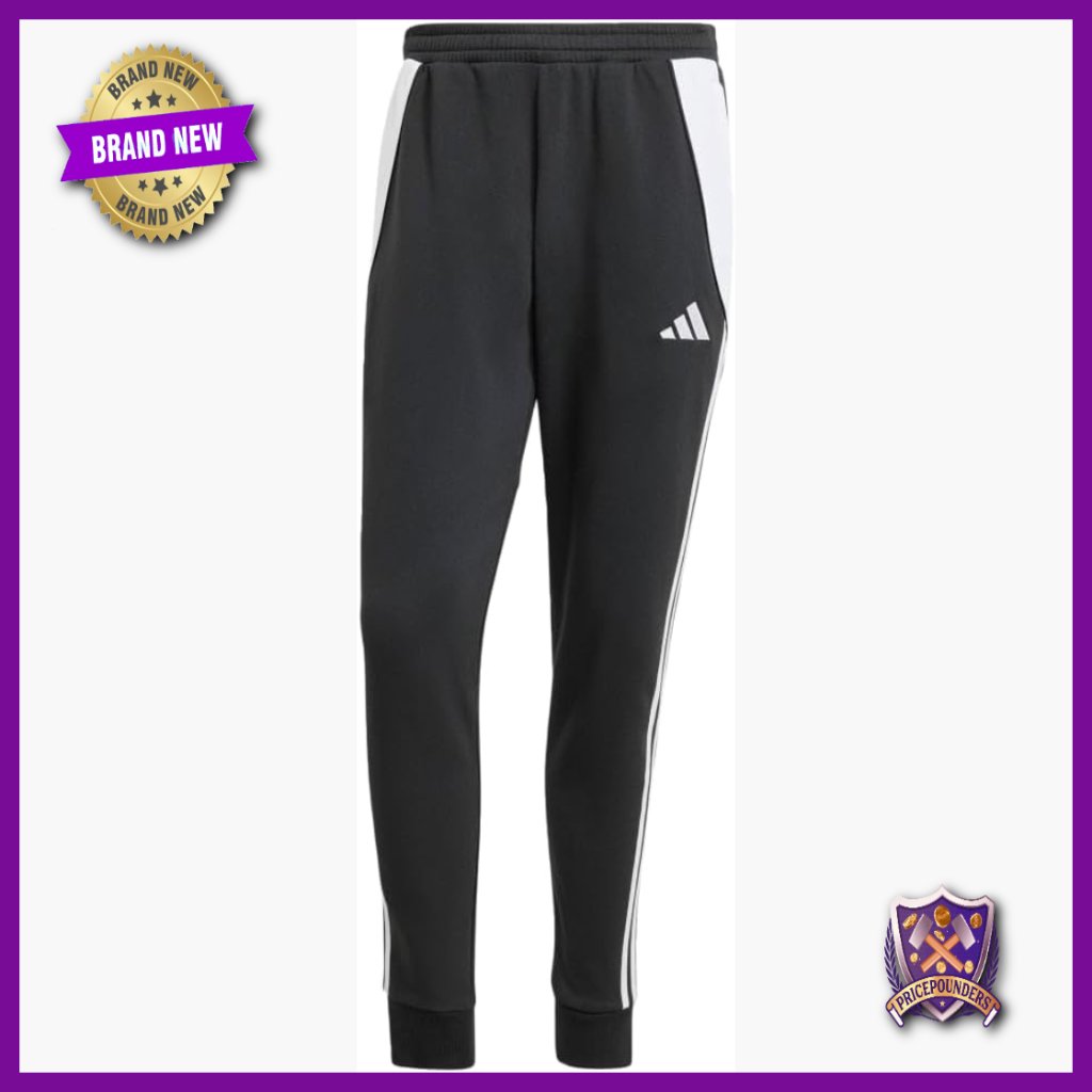 Men's Athletic Sweatpants With Zip Pockets, Fleece Lined, Drawcord Waist